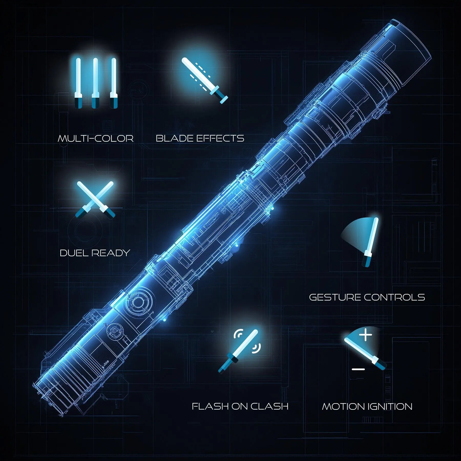 Mando Xenopixel V3 Battlix™ Saber