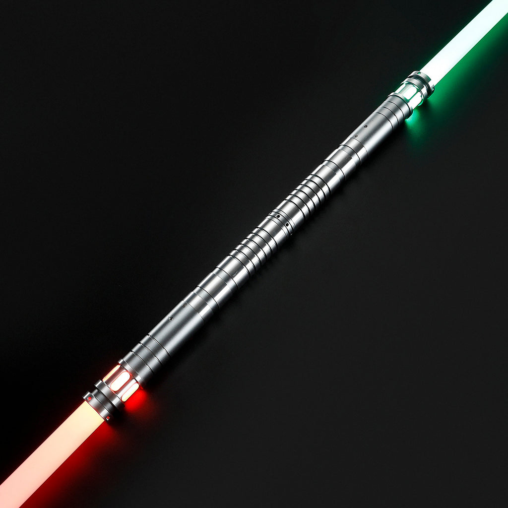 Heavy dueling lightsaber bundle sol x 2 sol-gray-doubleset-baselit,sol-gray-doubleset-pixel